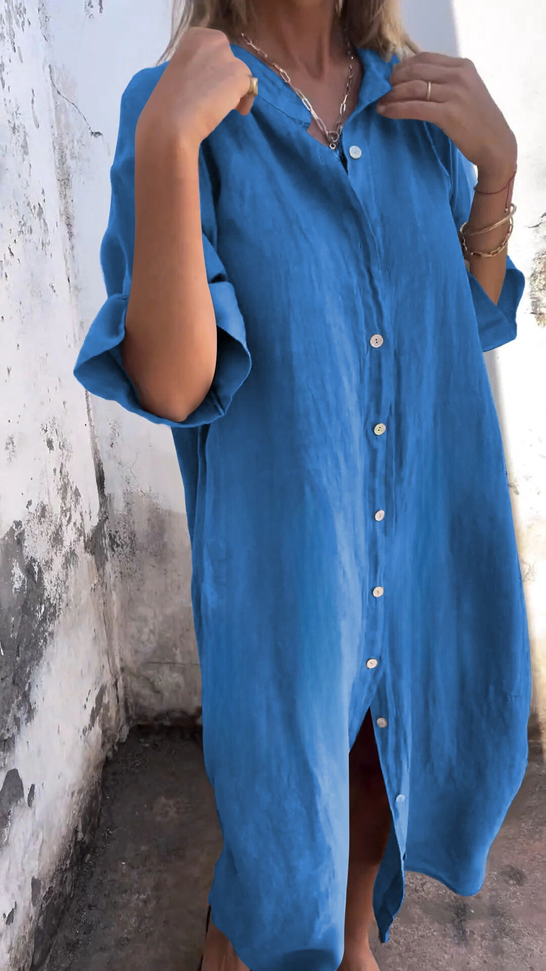 Ainsley - Moeiteloze Boho Elegantie Dames Zomerjurk