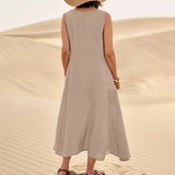 Blythe - Stijlvolle Zomerbries Dames Lange Jurk