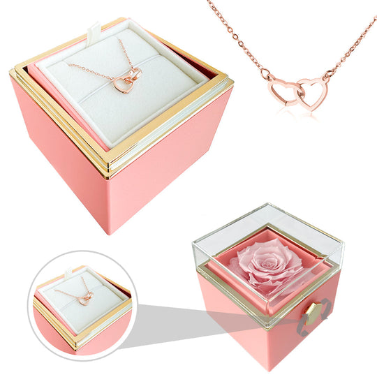 Eternal Rose Gift | Met Liefdesketting
