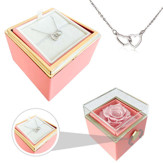 Eternal Rose Gift | Met Liefdesketting