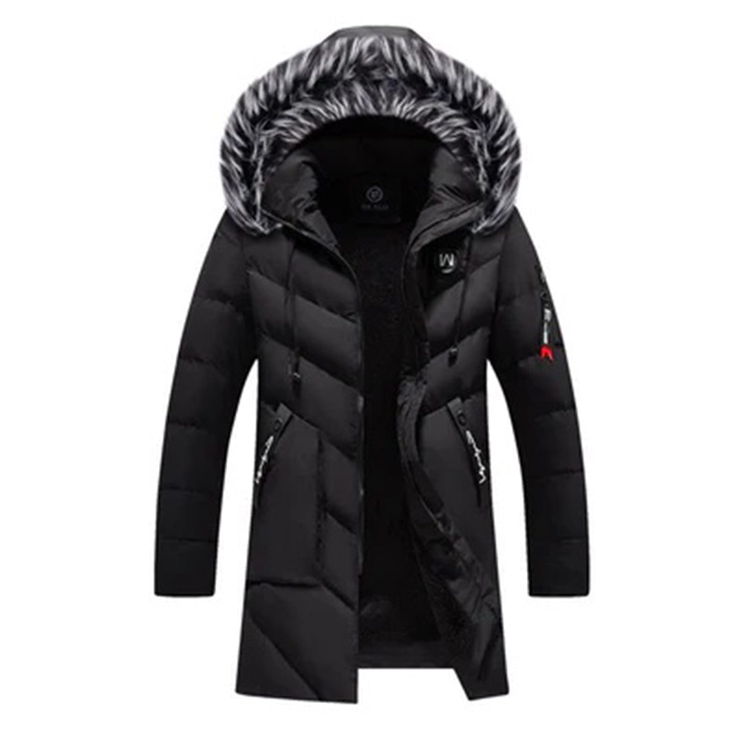 Lange Jas met Capuchon en Rits voor Mannen | Ideaal voor de Winter