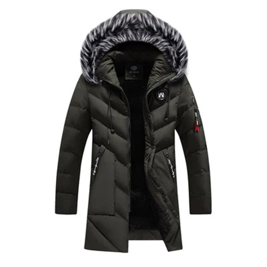 Lange Jas met Capuchon en Rits voor Mannen | Ideaal voor de Winter