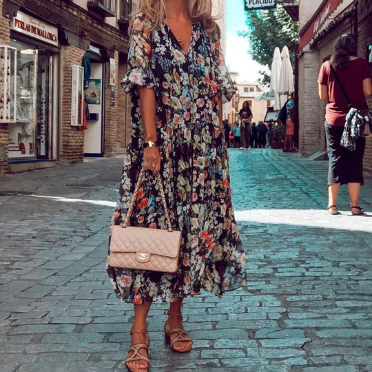 SABIHA - Stijlvolle Maxi Jurk