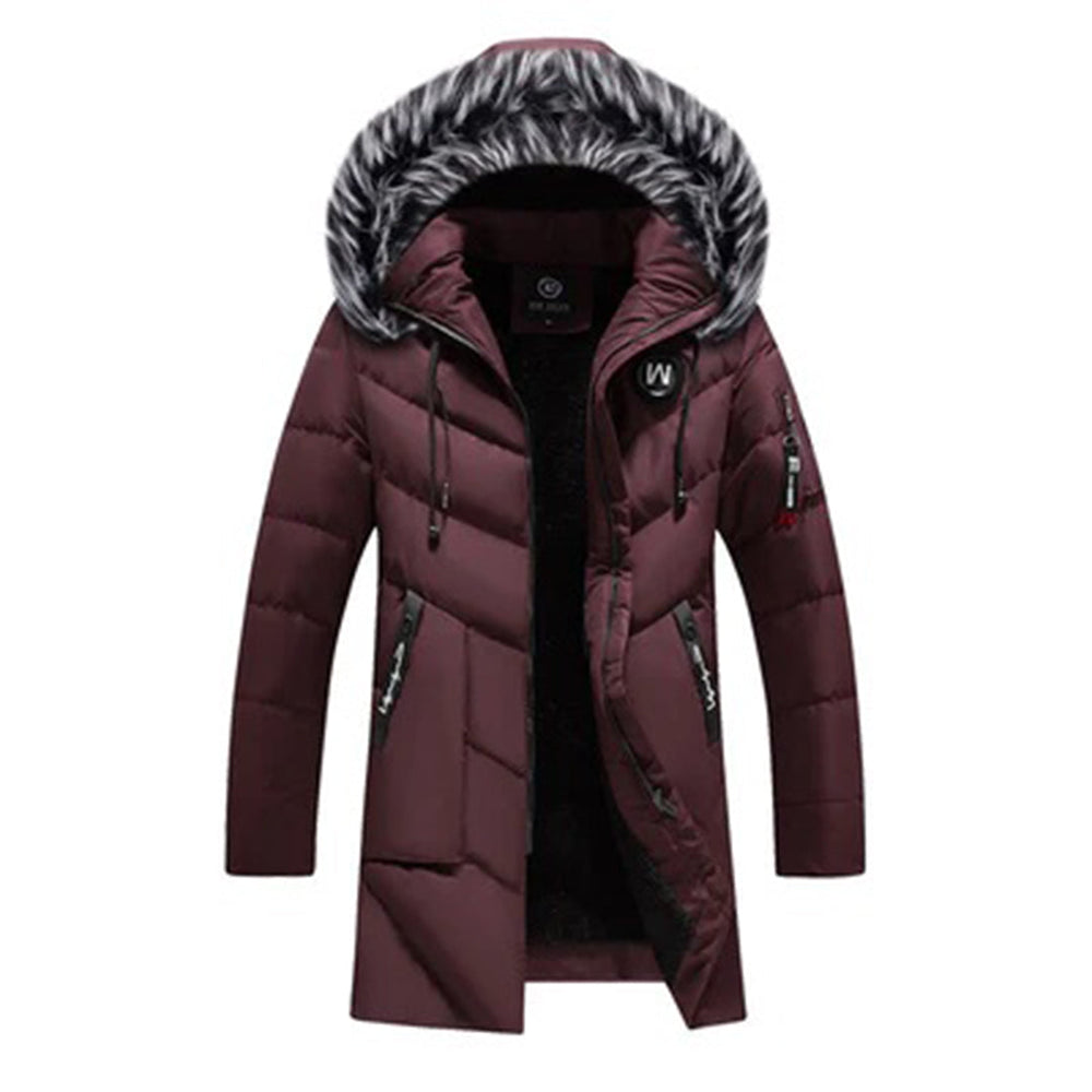 Lange Jas met Capuchon en Rits voor Mannen | Ideaal voor de Winter