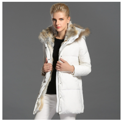 Dames Puffer Hoodie Jacket | Warm
