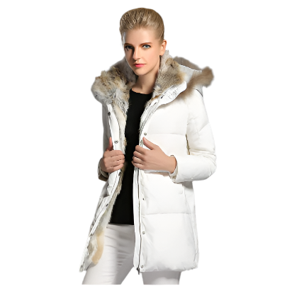 Dames Puffer Hoodie Jacket | Warm