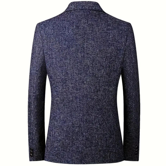 Sergio | Moderne Herenblazer in Grijs, Marineblauw en Zwart