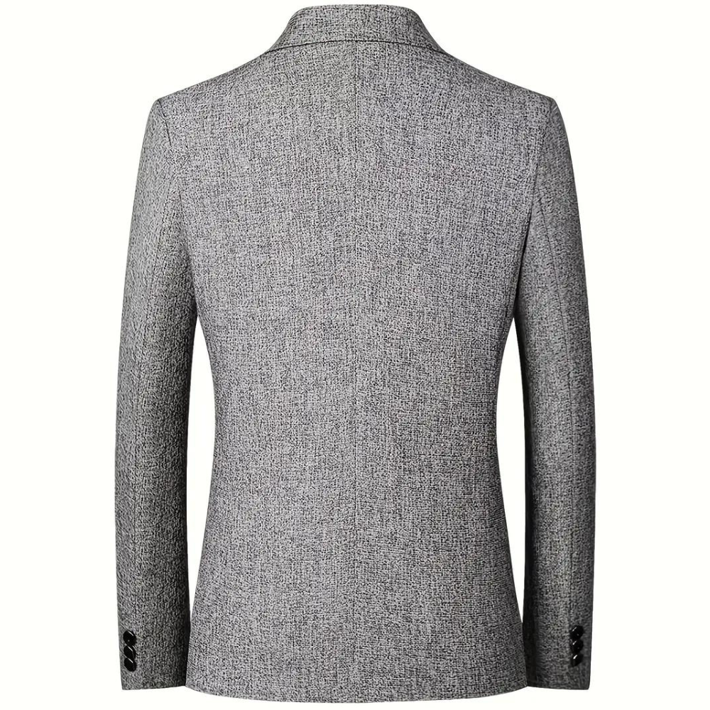 Sergio | Moderne Herenblazer in Grijs, Marineblauw en Zwart