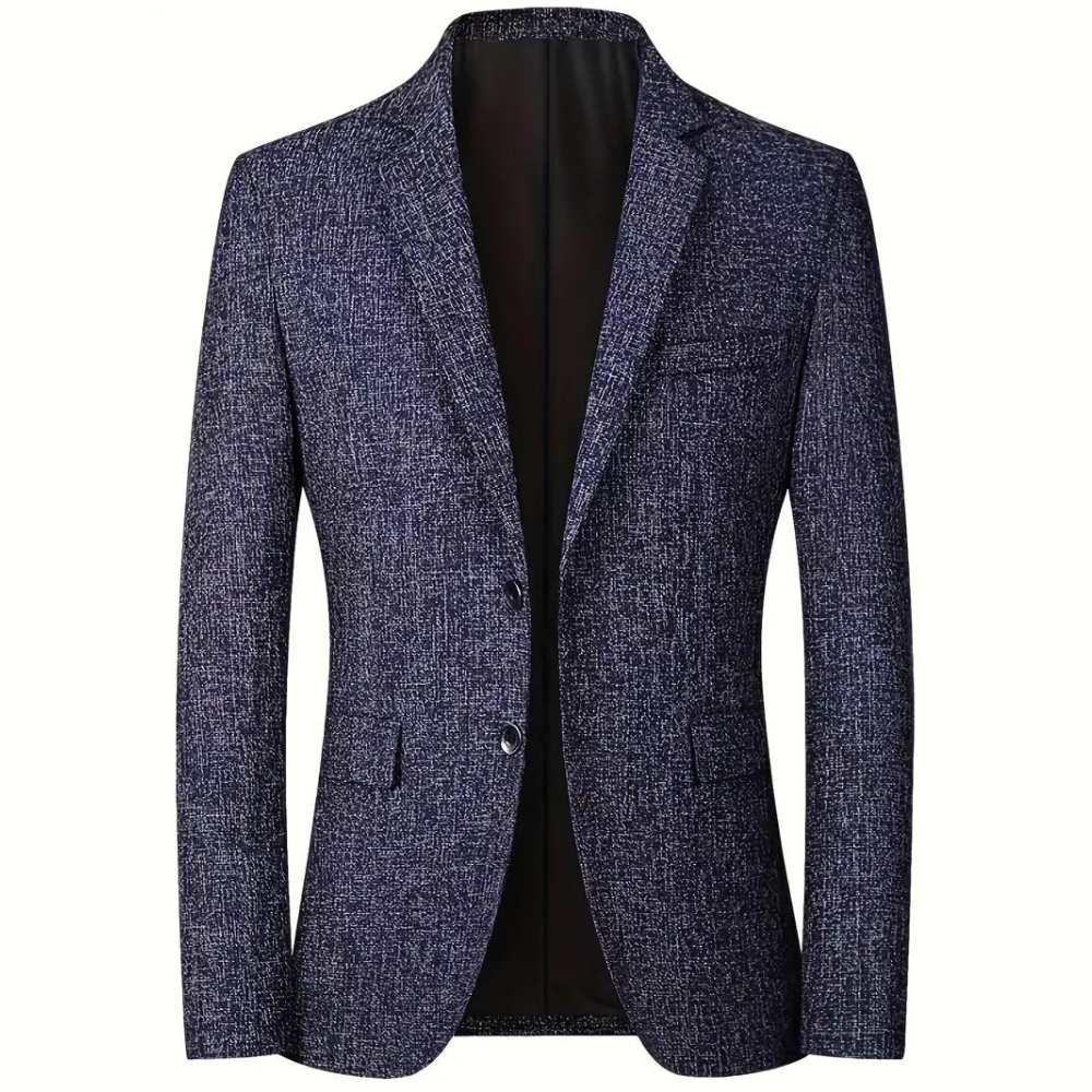 Sergio | Moderne Herenblazer in Grijs, Marineblauw en Zwart