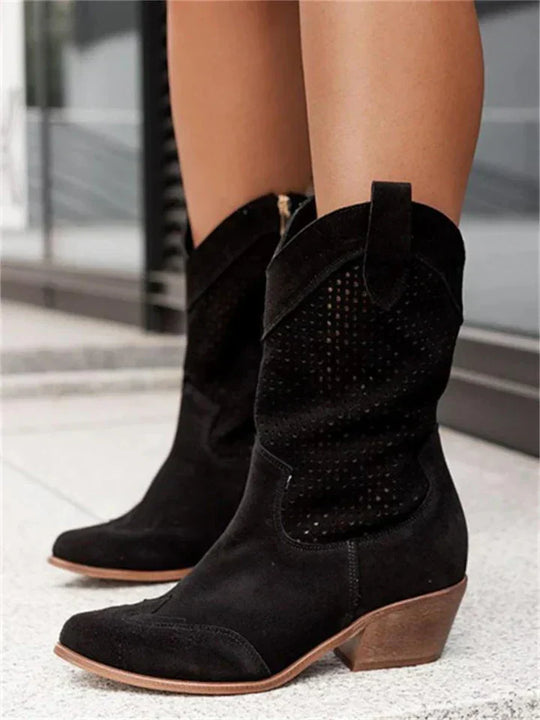 Westernstijl Laarzen met Hak voor Vrouwen | Ideaal voor Uitjes en Casual Outfits