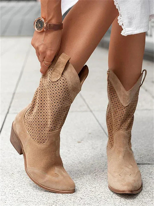 Westernstijl Laarzen met Hak voor Vrouwen | Ideaal voor Uitjes en Casual Outfits