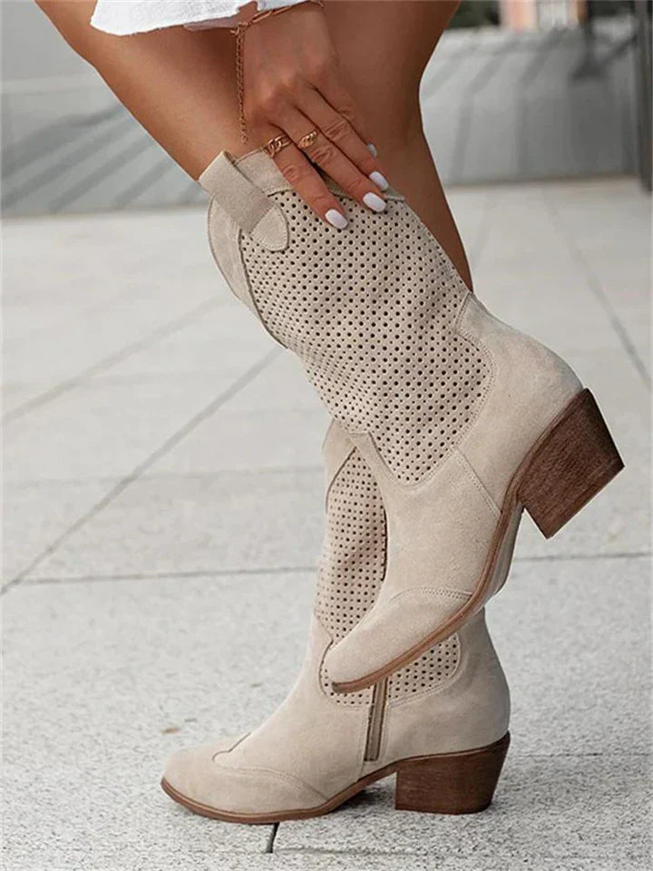 Westernstijl Laarzen met Hak voor Vrouwen | Ideaal voor Uitjes en Casual Outfits