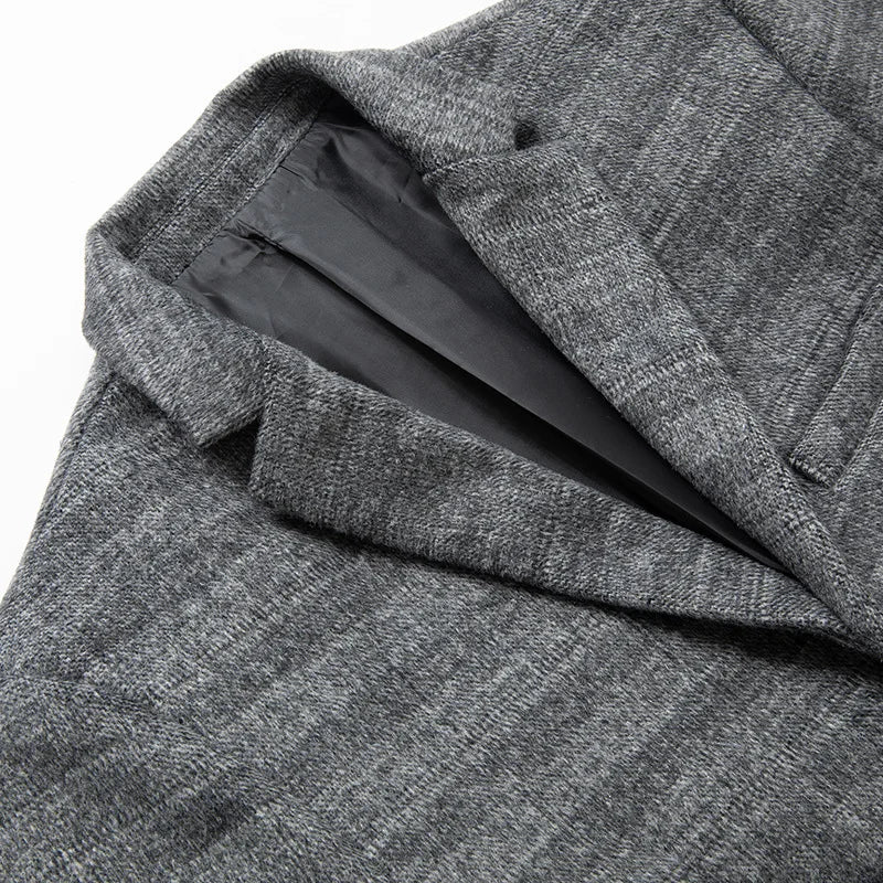 Ryan | Elegante Herenblazer in Grijs en Khaki – Stijlvol en Veelzijdig
