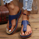 Dames orthopedische sandalen met metallic afwerking