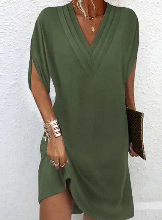Elegante Cocktailjurk met V-hals