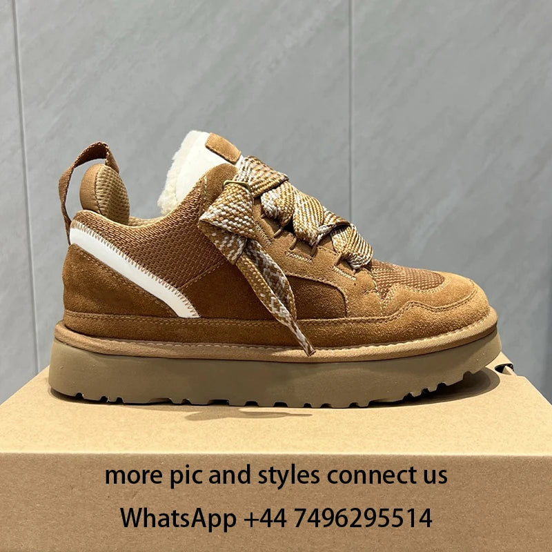 Vrouwen | Lage Fashion Laarzen | Casual | Comfortabel en Warm | Veelzijdige Sneeuwlaarzen