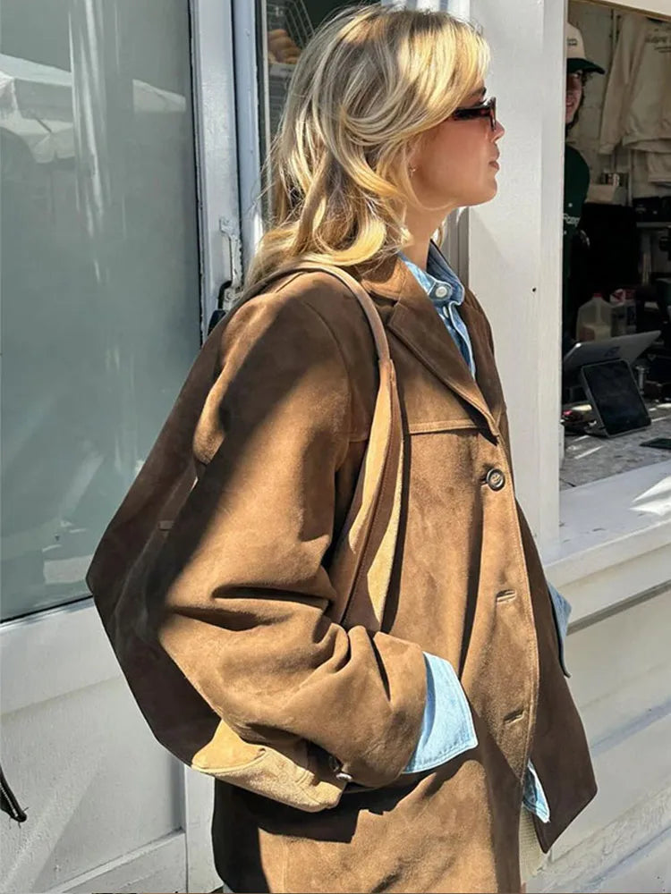 Dames Button-Up Winterjas | Oversized Pasvorm | Functionele Zakjes