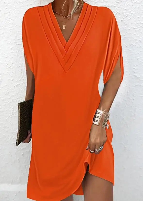 Elegante Cocktailjurk met V-hals