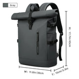 HK Waterdichte Reistas met USB – Uitbreidbare Rugzak – 15.6 inch Laptop Rugtas voor Reizen, Fietsen en Outdoor