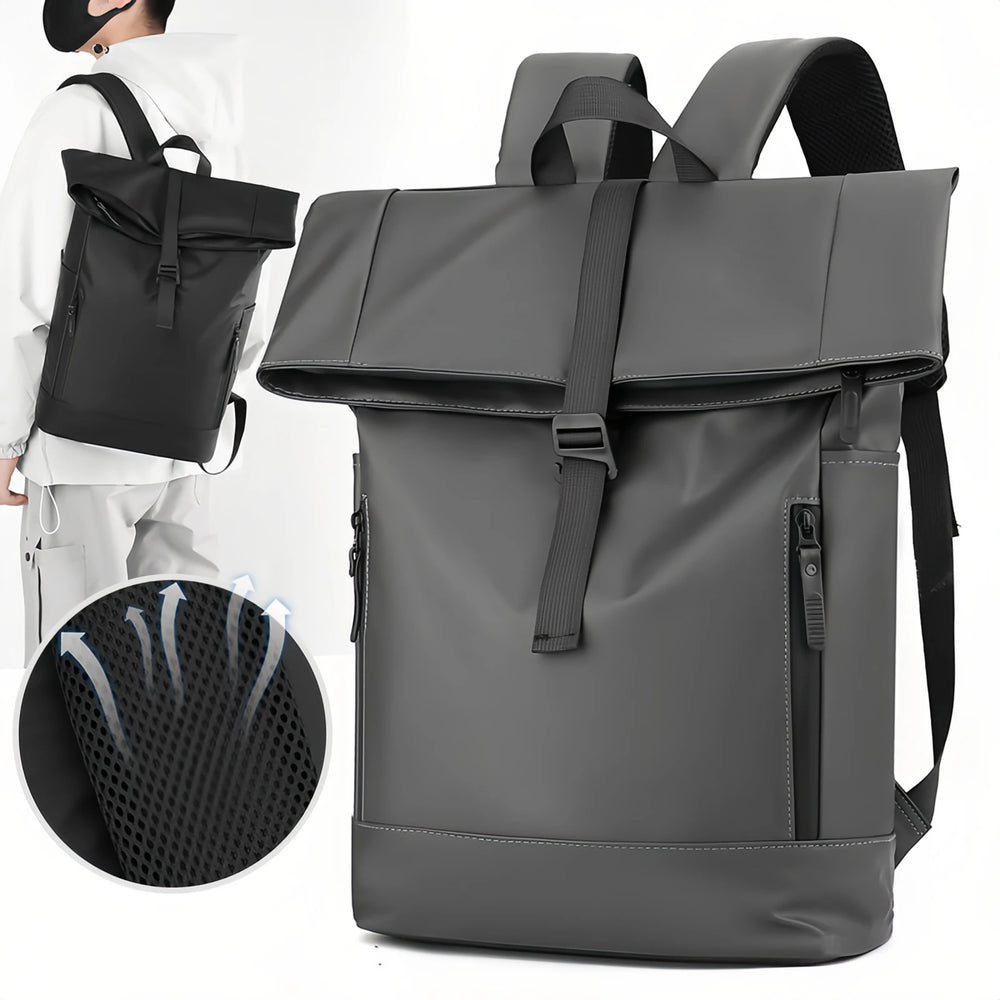 Unisex 16 inch Laptop Rugzak – Uitbreidbare Duffel Rugtas met Ademend Rugpaneel – Schooltas, Werktas en Reistas.