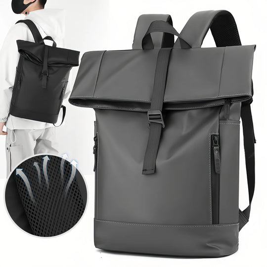 Unisex 16 inch Laptop Rugzak – Uitbreidbare Duffel Rugtas met Ademend Rugpaneel – Schooltas, Werktas en Reistas.