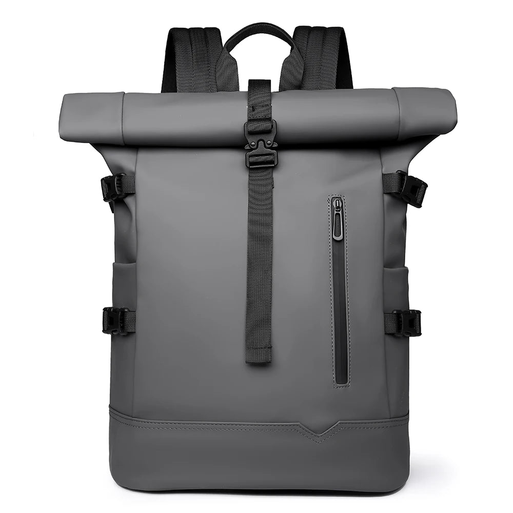 Waterdichte Duurzame Buitenrugzak | Roll Top | Casual Rugzak voor Wandelen, Reizen en Dagelijks Vervoer