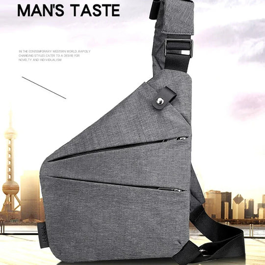 Anti-diefstal Sling Schoudertas | Waterdichte Crossbody Rugzak | Compacte Reistas voor Mannen en Vrouwen