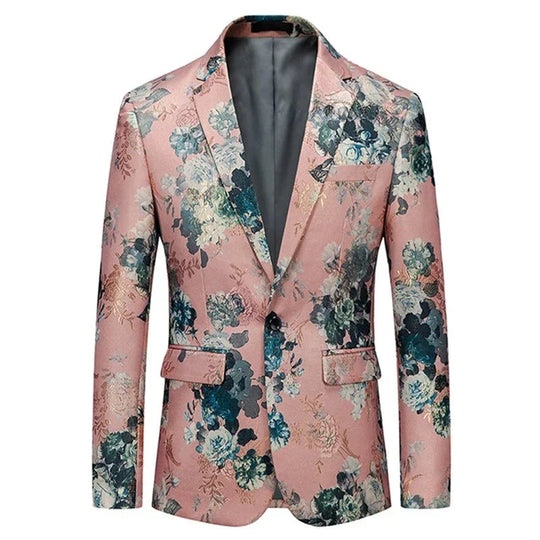Mace | Elegante bloemen-blazer voor heren – De perfecte statement-look