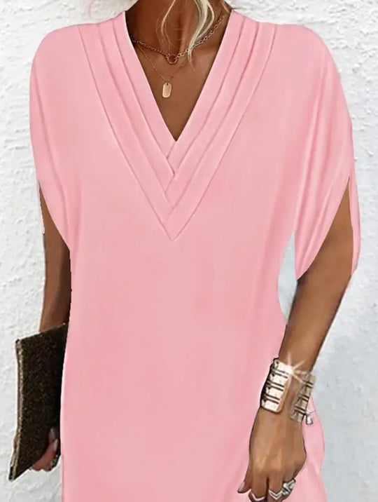 Elegante Cocktailjurk met V-hals