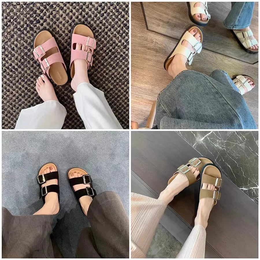 Dames orthopedische sandalen met verstelbare bandjes