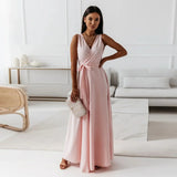 Elegante Maxi Jurk met Wikkeldecolleté