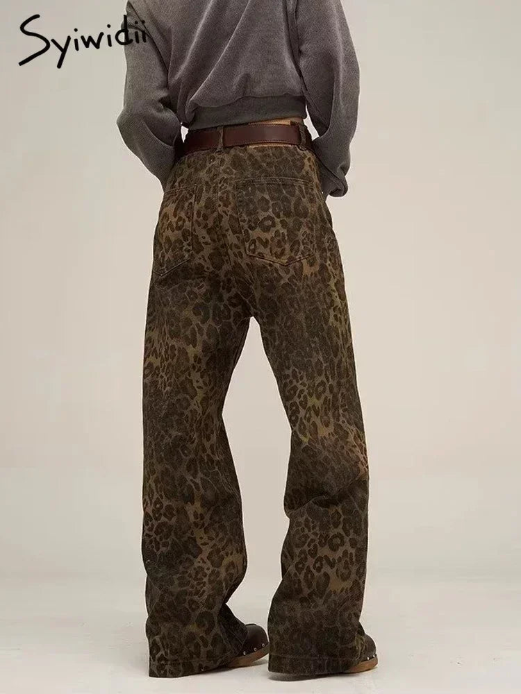 Dames Jeans met Luipaardprint