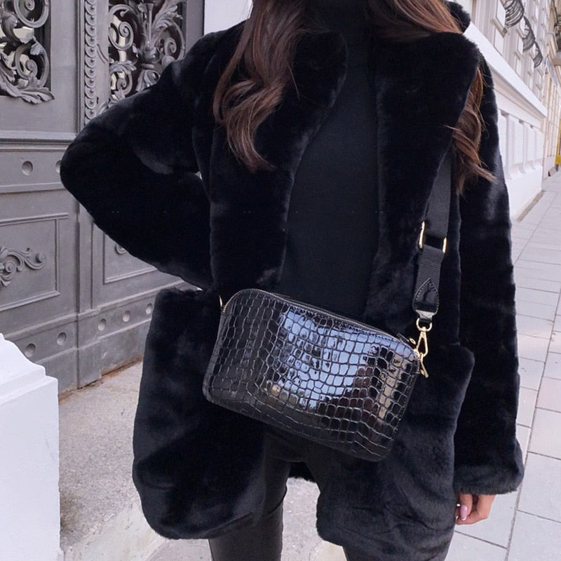 Dames Winterjas met Imitatiebont | Oversized Pasvorm | Warme Fur Jacket