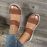 Stijlvolle Dames Sandalen met Platte Zool