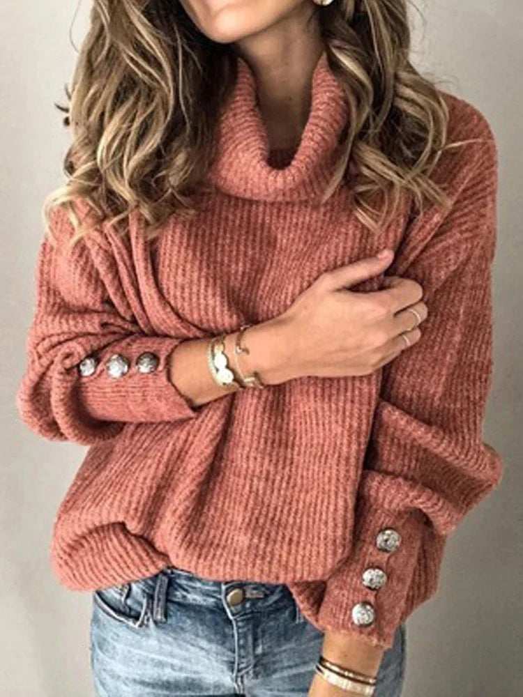 Noor™ | Casual Coltrui voor Vrouwen – Warm, Stijlvol & Tijdloos