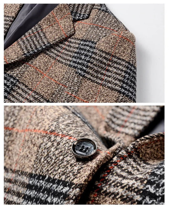 Valentino | Elegante Tweed-Blazer voor Heren