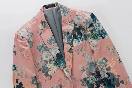 Mace | Elegante bloemen-blazer voor heren – De perfecte statement-look