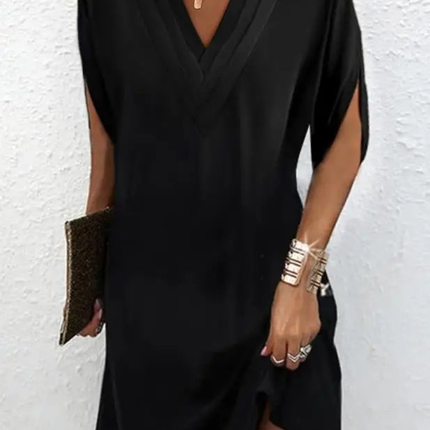 Elegante Cocktailjurk met V-hals