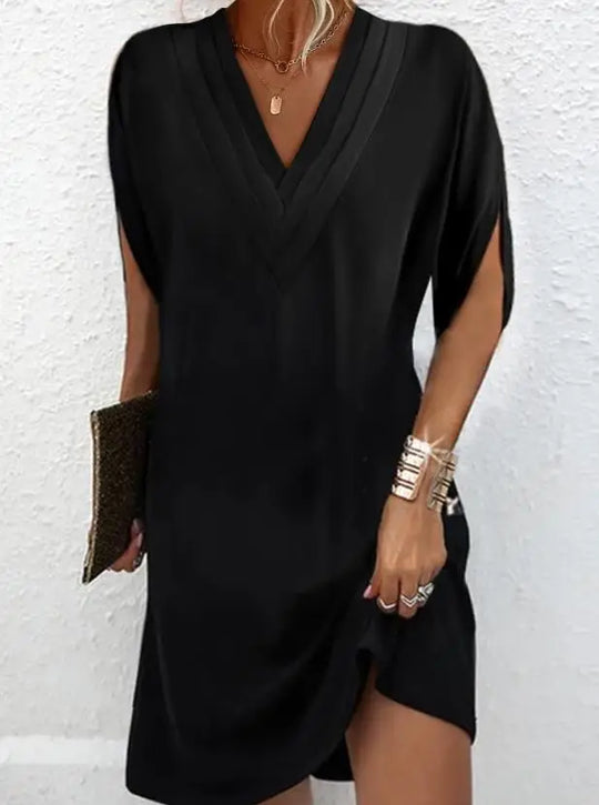Elegante Cocktailjurk met V-hals