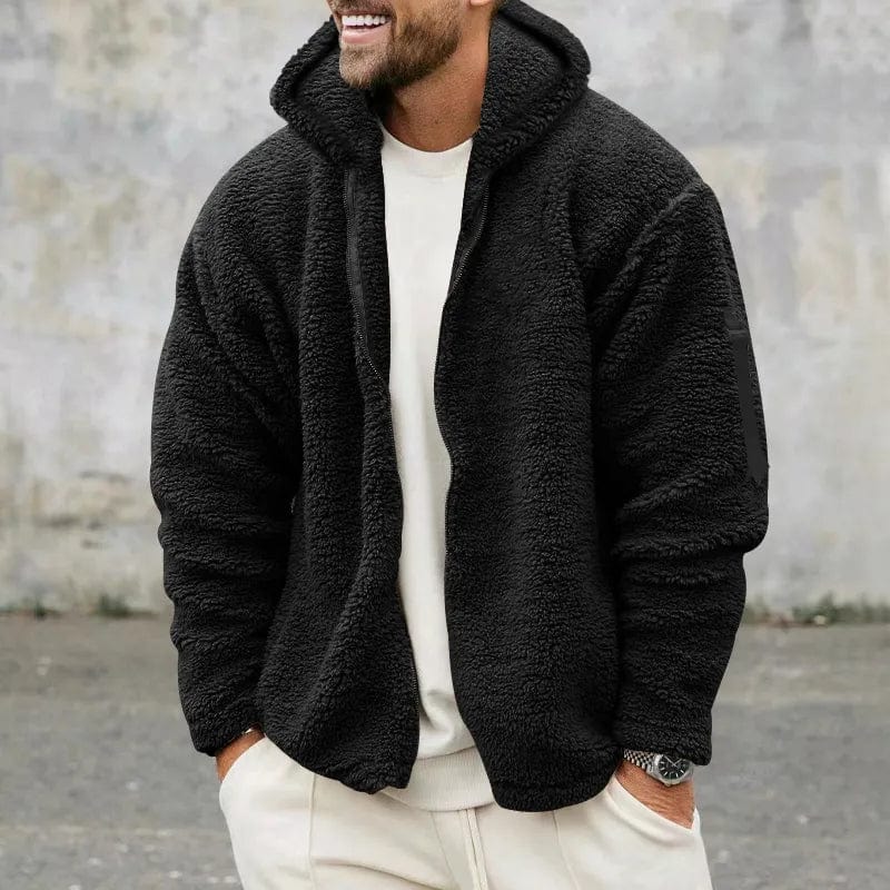 Gevoerde Hoodie met Rits en Zak op de Mouw voor Volwassenen | Ideaal voor de Winter