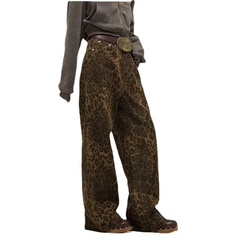 Dames Jeans met Luipaardprint
