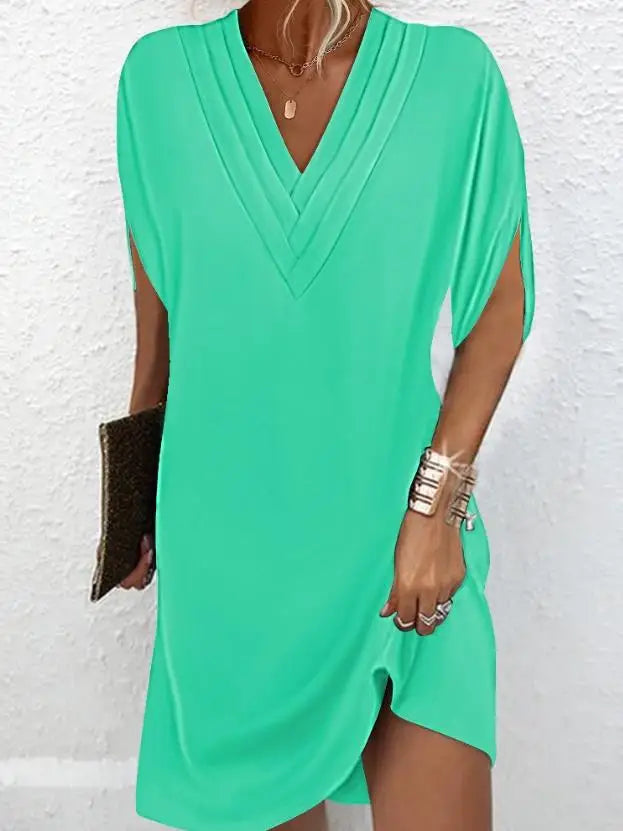 Elegante Cocktailjurk met V-hals
