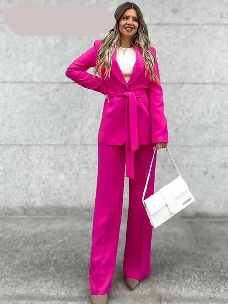Halina - Blazer Set met Broek