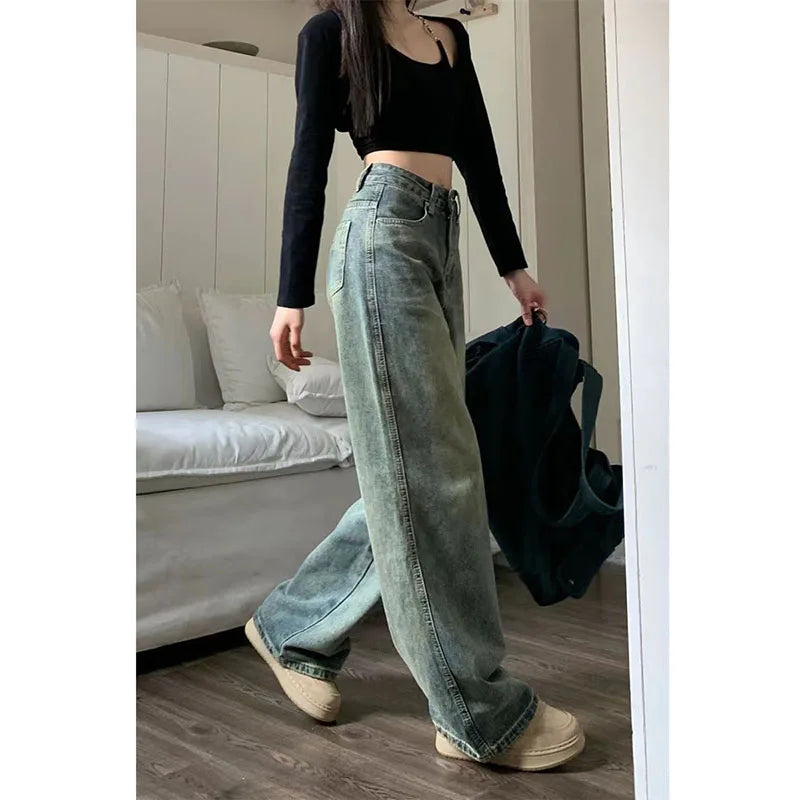Dames Vintage Baggy Jeans