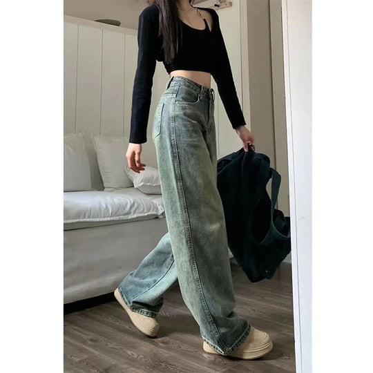 Dames Vintage Baggy Jeans
