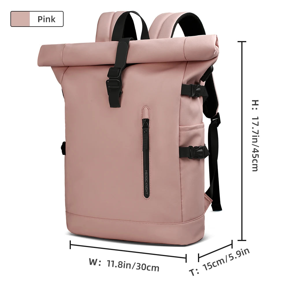 HK Waterdichte Reistas met USB – Uitbreidbare Rugzak – 15.6 inch Laptop Rugtas voor Reizen, Fietsen en Outdoor