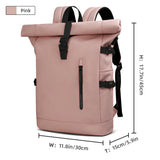 HK Waterdichte Reistas met USB – Uitbreidbare Rugzak – 15.6 inch Laptop Rugtas voor Reizen, Fietsen en Outdoor
