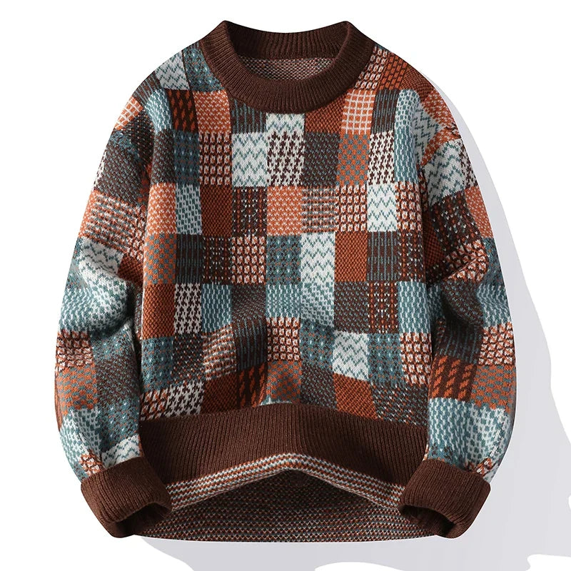 The Nordic Sweater | Vintage Patchwork Cashmere