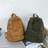 Meisjes Stoffen Schooltas | Vintage Canvas Rugzak | College Student Laptop Rugzak voor Vrouwen