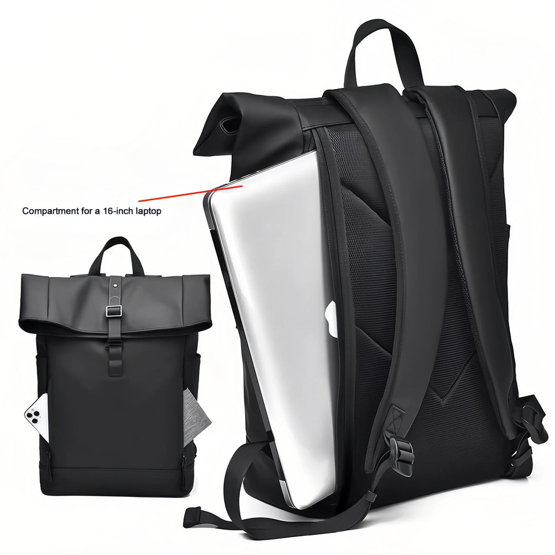 Unisex 16 inch Laptop Rugzak – Uitbreidbare Duffel Rugtas met Ademend Rugpaneel – Schooltas, Werktas en Reistas.
